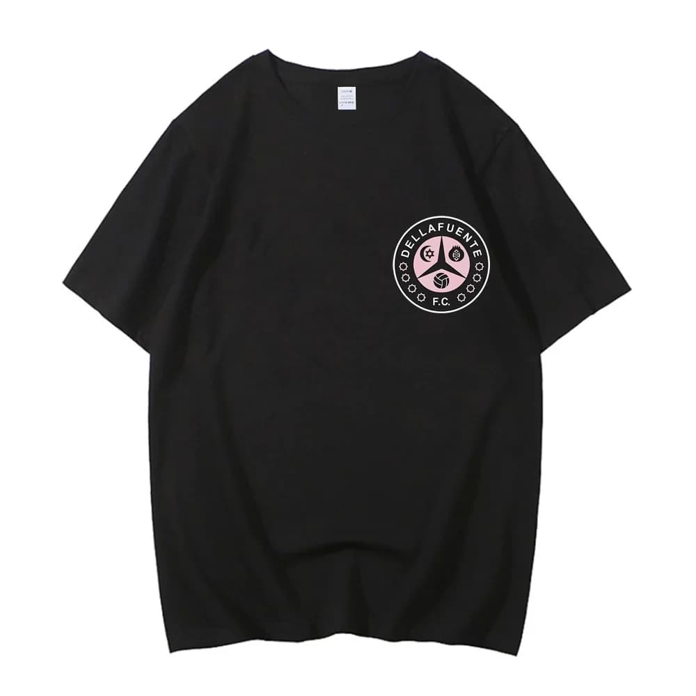 Dellafuente cotton t shirt teen anime Pop Culture Digital Comfortable harajuku top tees Psychedelic Comfortable Classic Digital
