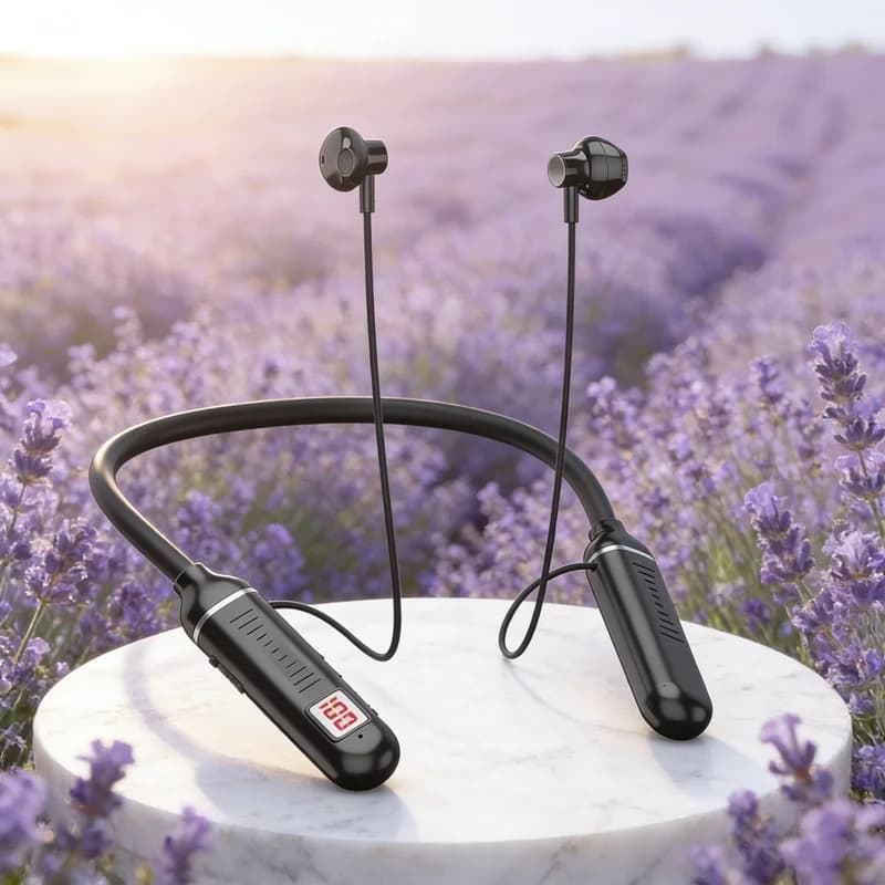 New Bluetooth 5.3 Wireless Headphones with Knife, Gaming Headphones with LED Display, HIFI Sportive TWS Headphones with Microphone and Slot for TF Card