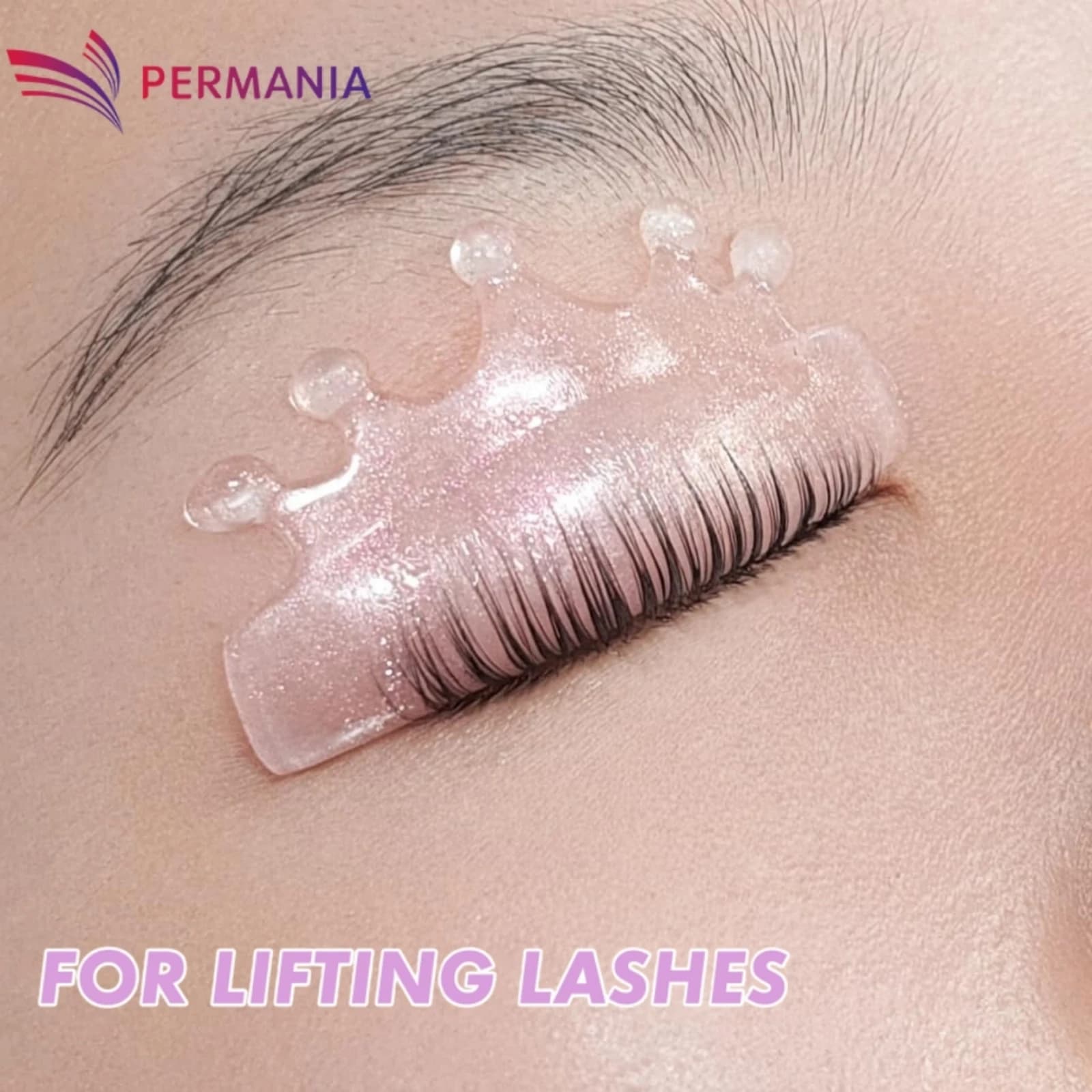 PERMANY 2 Paia L Curl Silicone Eyelash Perm Pad Eyelashes Hanging Rods Shield 3D Lifting Folding Accessories Makeup Tool