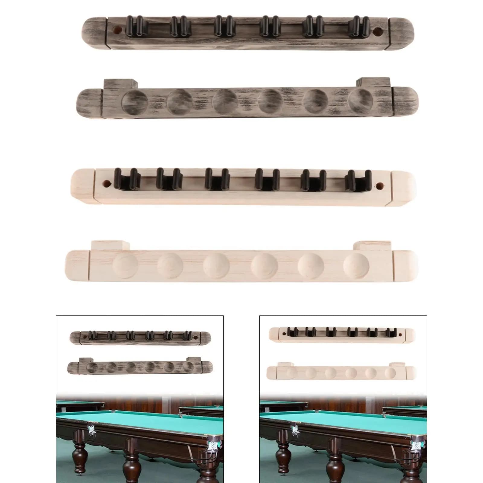 Porta stecche da biliardo a 6 fori salvaspazio Elegante porta stecche da biliardo per sala giochi Centro comunitario Giocatori sportivi Clubhouse