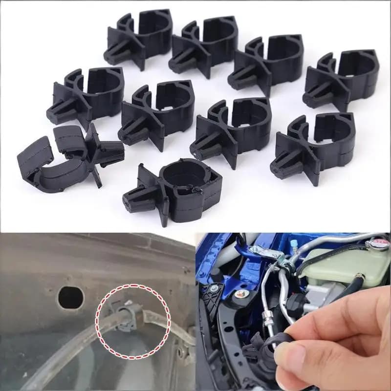 Clip per cavi per interni auto, 10 pezzi, supporto per gestione cavi, multiuso, autoadesivo, per ufficio, scrivania, casa, cucina