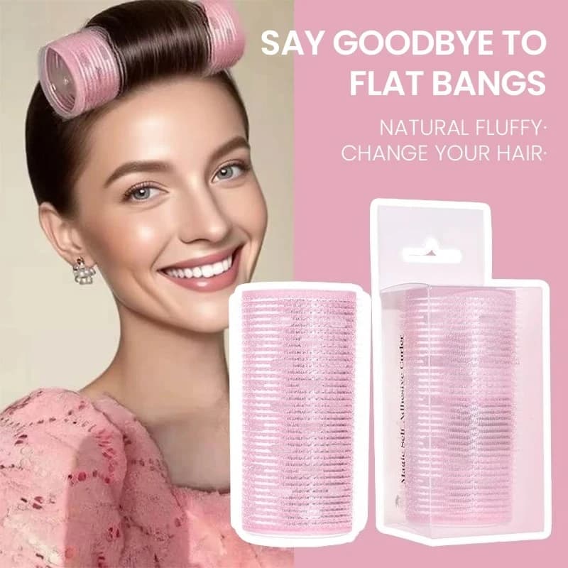 Set of 1 heat-free hair roll, self-adhesive hair curlers for fringe, styling and curling tools for women's hair