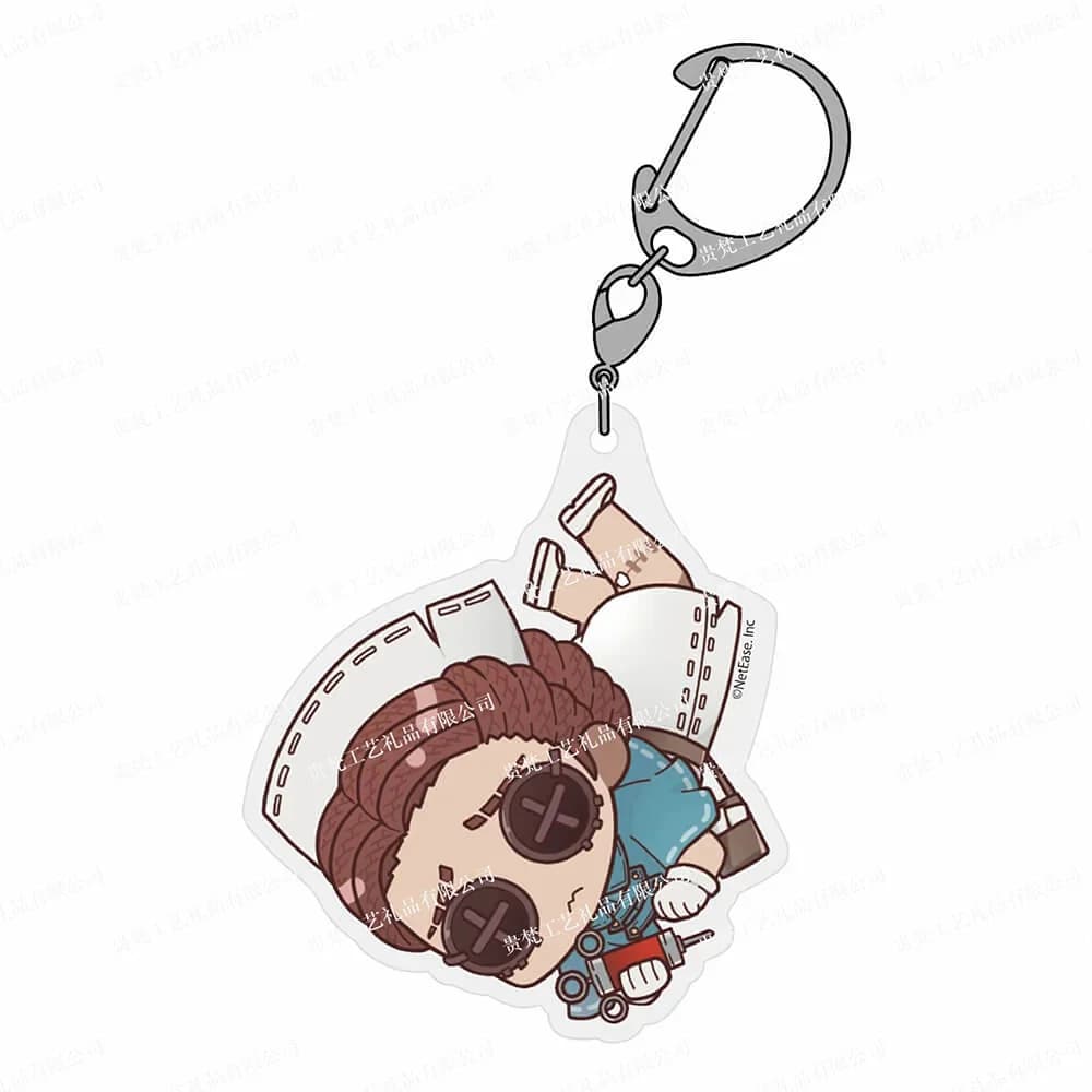 6 cm Identity V Character Souls Model Acrylic Keychain Woman Nice cartoon bag Pendant Decoration Keyring Fans Christmas Gifts