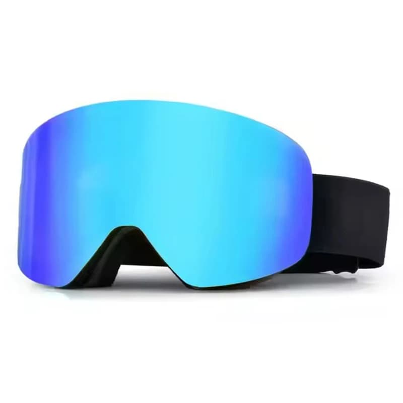Occhiali da sci Full Blue Revo Snowboard Snow Ampia visione sopra gli occhiali Protezione UV senza cornice Occhiali invernali unisex antiappannamento