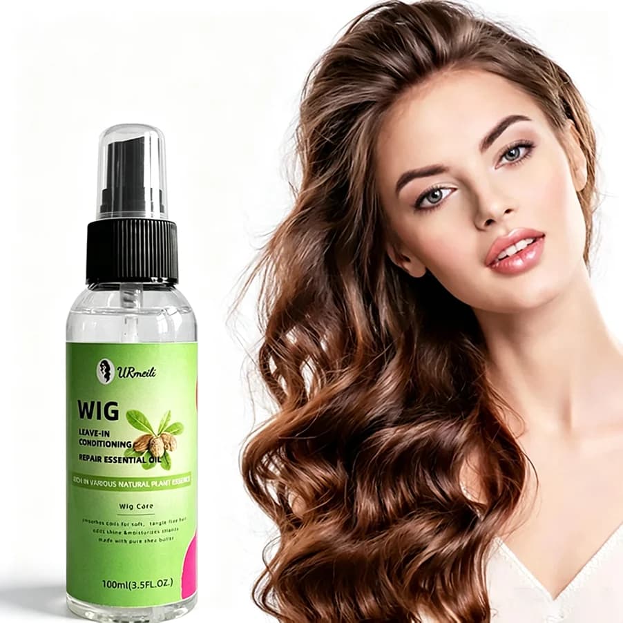 100ml Wig Care Leave In Conditioner Spray Shea Butter Repair Moisturizing Detangling Hair Essential Oil for Wigs