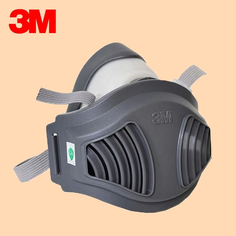 3M 1211 maschera industriale maschera antipolvere respiratore mezza faccia vernice protettiva antipolvere 10 pezzi 1701 filtro carpenteria mineraria in cotone