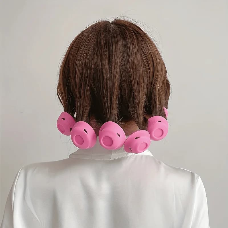 Set di Ferro Arricciacapelli Senza Calore, Adatto a Tutti i Tipi di Capelli - Arricciacapelli Senza Calore per Styling e Ricci Duraturi, Arricciatura Senza Calore