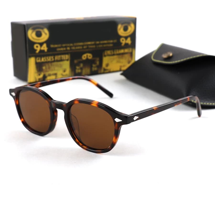 Polarized Sunglasses Men VANTZ Johnny Depp Brand Sun Glasses Lens Woman Luxury Vintage Acetate Driver's Shade