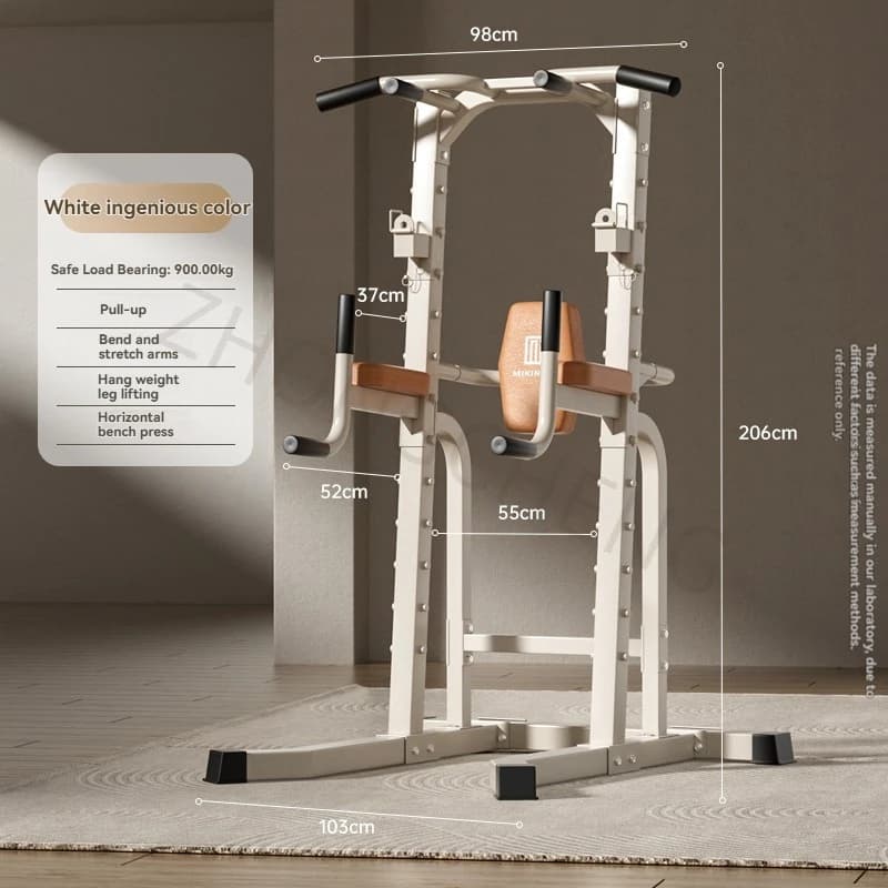 Ground traction bar, home fitness equipment, home horizontal traction bar, traction structure and parallel bar for indoors.