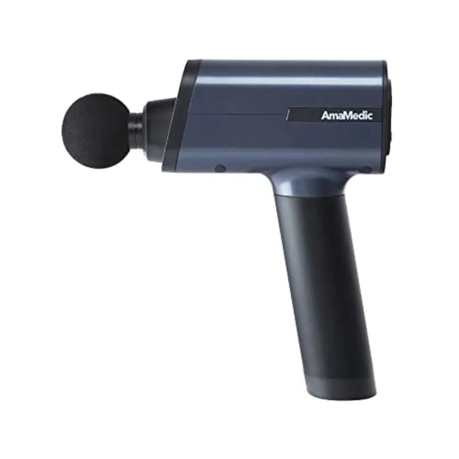 Percussion massage gun for deep tissues, muscle massager to relieve pain, body massager, super light weight..