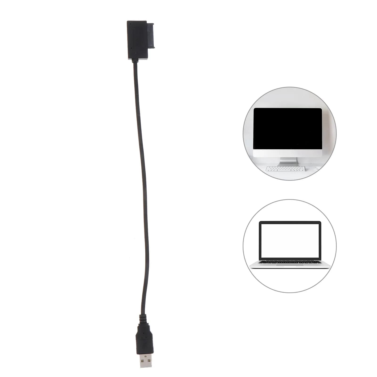 1Pcs Usb2.0 Adapter Cable Sturdy Reliable High-Speed Sync Saving Time Effort Ideal for Laptop Cd-ROM Hdd SSD Backup