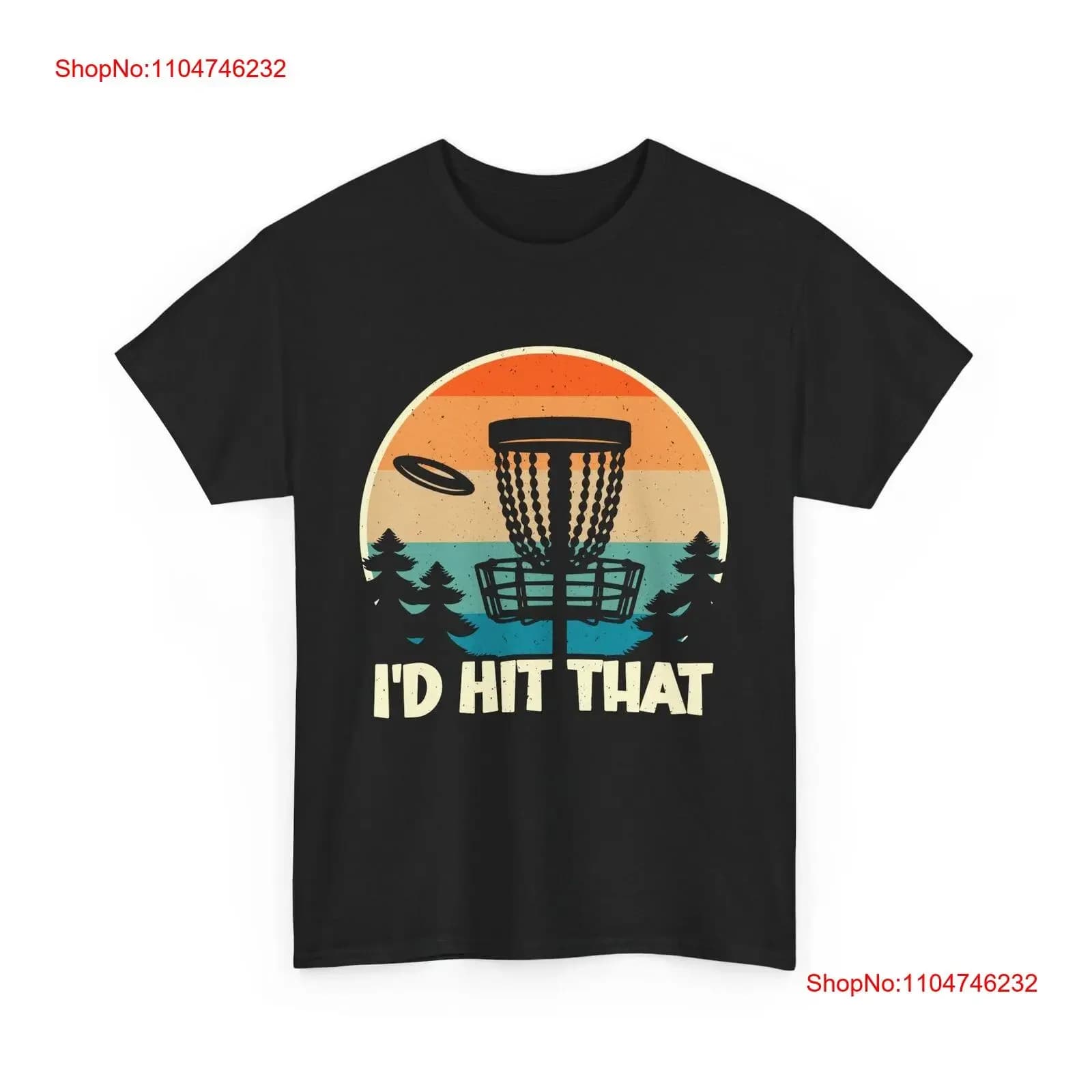 Maglietta del golfista Disc I'd Hit That Golf Amanti dello sport vintage lavato leggermente allungato elegante morbido homme moda unisex