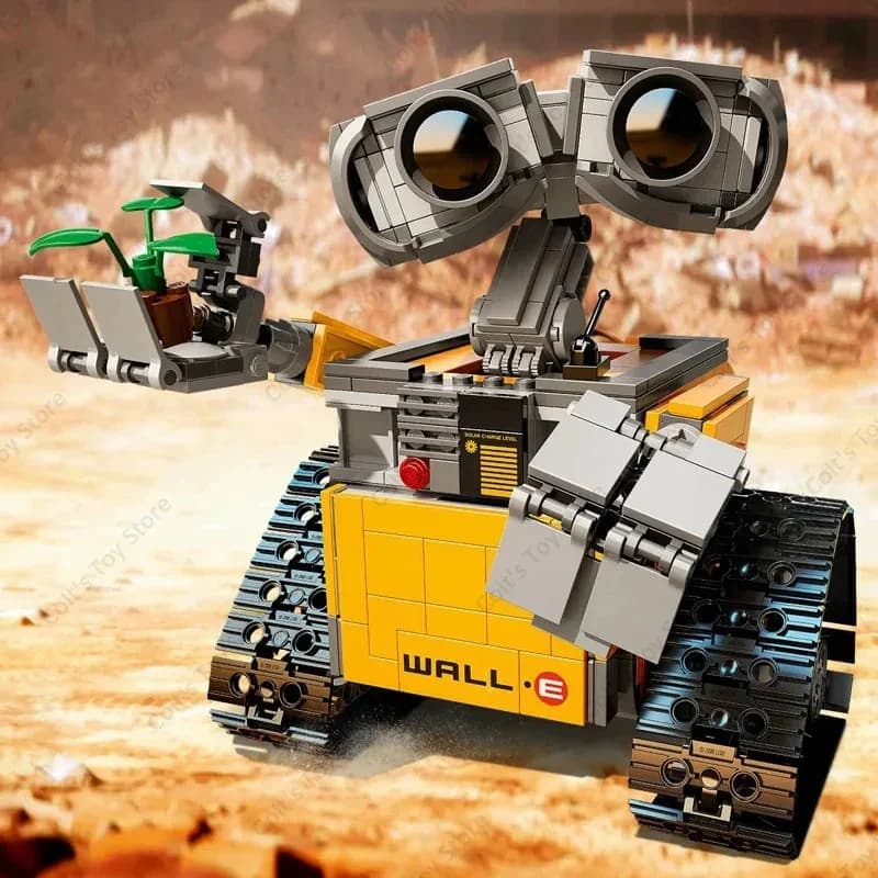 677 pz PARETE E Il Robot Building Blocks Idea figure tecniche Modello Compatibile 21303 Giocattoli Educativi Per Il Regalo Dei Bambini 16003