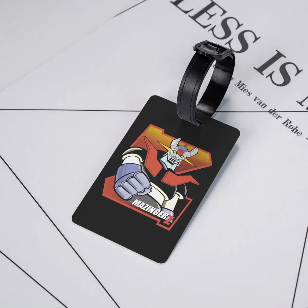 Etichette per bagagli con maschera di Mazinger Z, Goldorak, Actarus, Grendizer, per valigie, bagagli da viaggio, etichette per imbarco, porta etichette con nome, indirizzo e ID