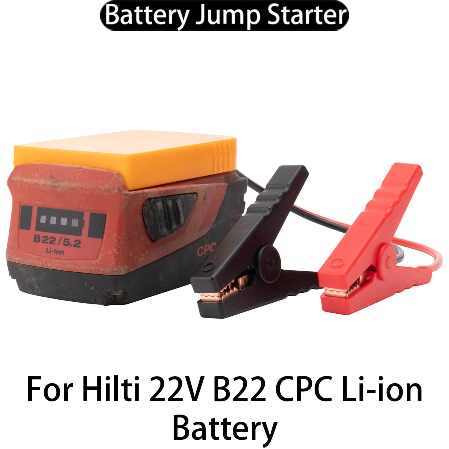 Avviatore di Emergenza Portatile per Auto, Dispositivo di Avviamento per Batterie Hilti 22V B22 CPC Li-ion, Accessorio per Utensili, Dispositivo di Accensione per Auto