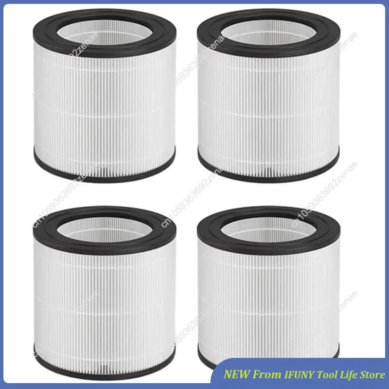 4 pezzi di filtro di ricambio per purificatore d'aria AC0650/10 AC0651/10 Air/FY0611 FY0611/30, nuovi.