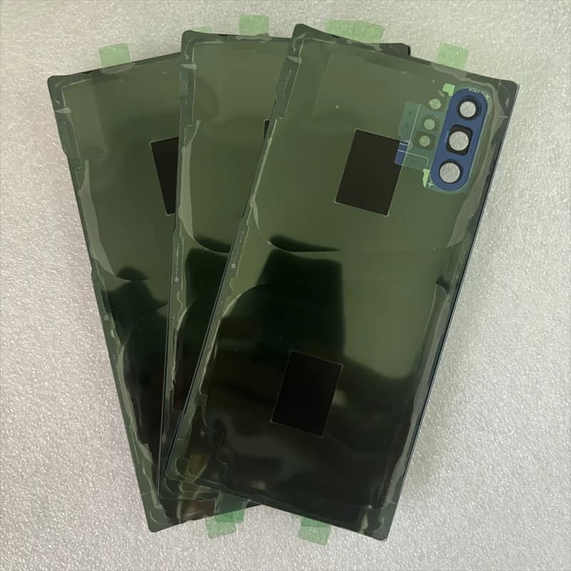 Caldo Per Samsung Galaxy Note10 Nota 10 Plus N970F N975F Copertura Posteriore Della Batteria Pannello di Vetro 3D Porta Posteriore Custodia Obiettivo Della Fotocamera Repl