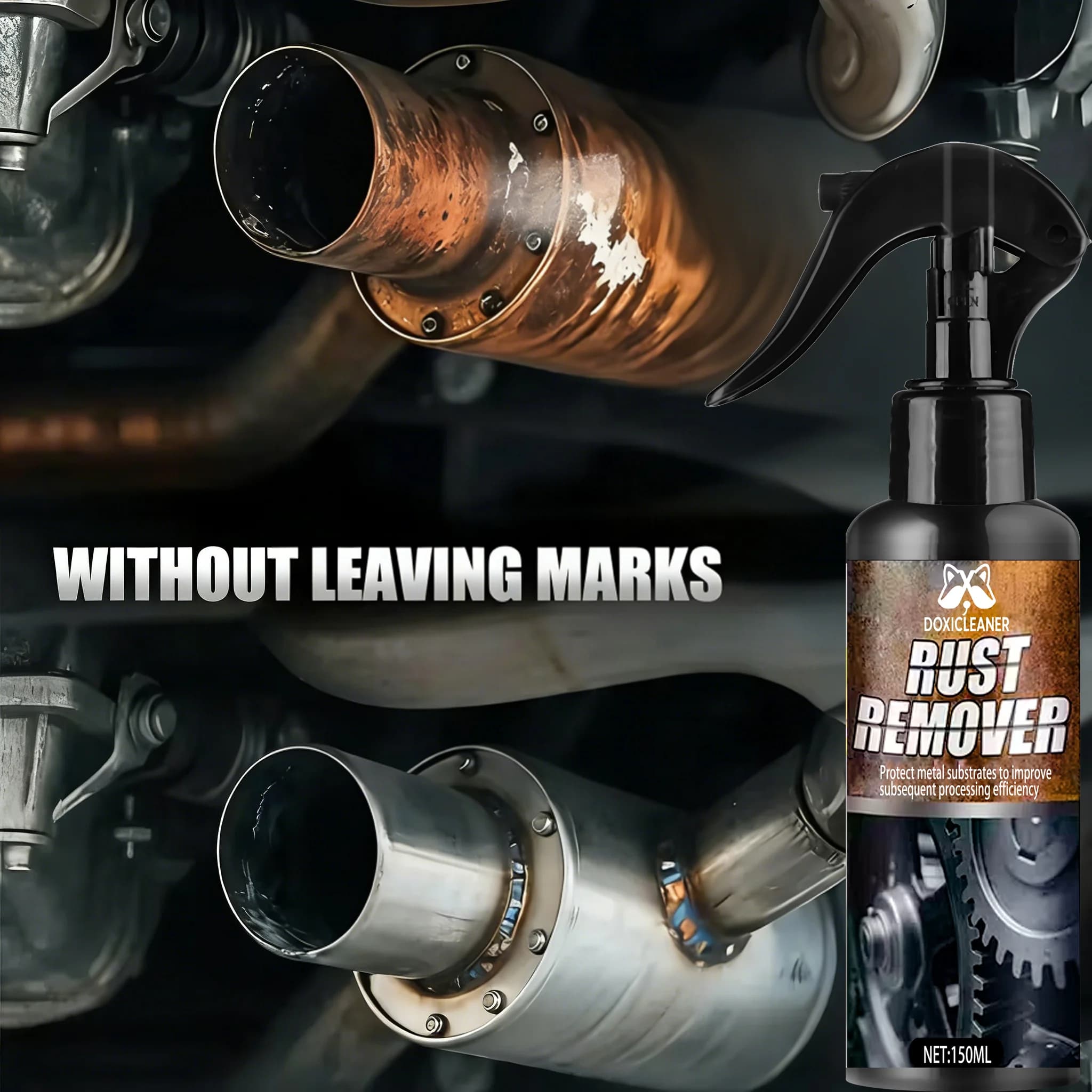 Spray antiruggine da 150 ml 5,07 once - Smontare la ruggine dei pneumatici, proteggere il mozzo e il freno a tamburo, adatto per forbici antiruggine, attrezzi, attrezzi rus