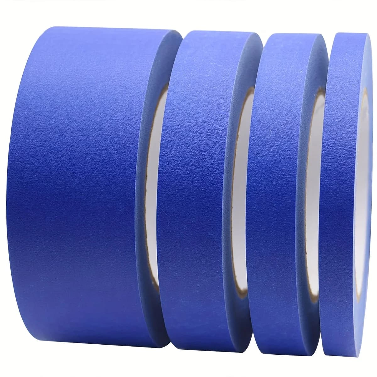Blue painter tape, 1/2 inch, 3/4 inches, 1 inch, 2 inches, multi-formed painting adhesive tape, clean release paper tape for the home