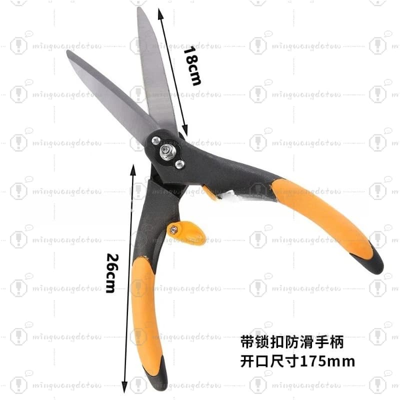 Large Garden Scissors, Hedgehogs and Meadow with Interchangeable Function, Hedge and Recination Power Tools