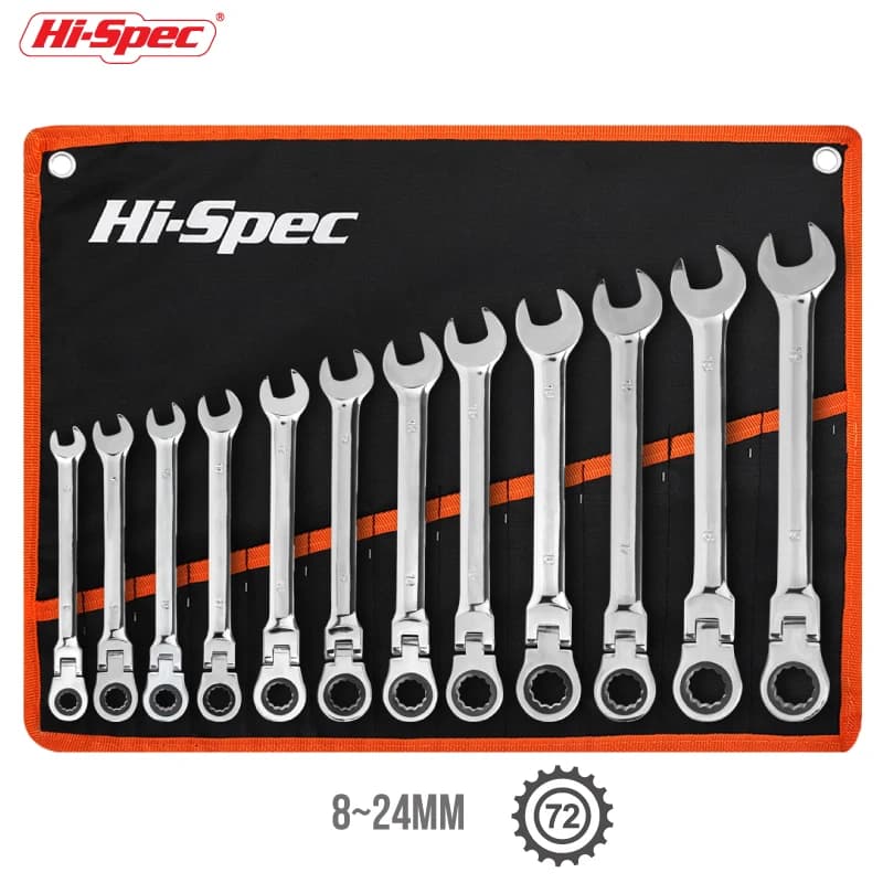 Set of 8-19 mm universal Torx keys for mechanical tool kits for bicycle and motorcycle repairs
