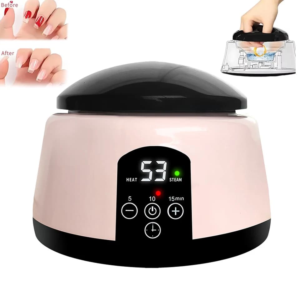 36W Professional Nail Debonding Steamer Quick Debonding Tool High Temperature Vapor Nail Polish Remover Suitable for salons