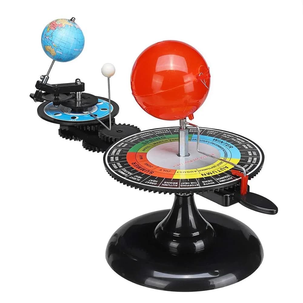 Modello di sistema solare globo fai da te terra sole luna planetario orbitale educativo per bambino giocattolo per bambini astronomia Kit scientifico insegnamento