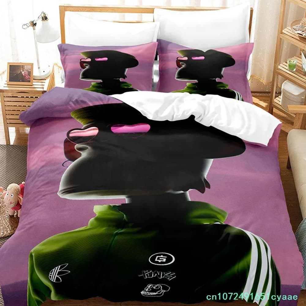 Bored Ape Yacht Club BYAC NFT Bedding Set Single Twin Full Queen King Size Bed Set Aldult Kid Bedroom Duvetcover Sets Anime