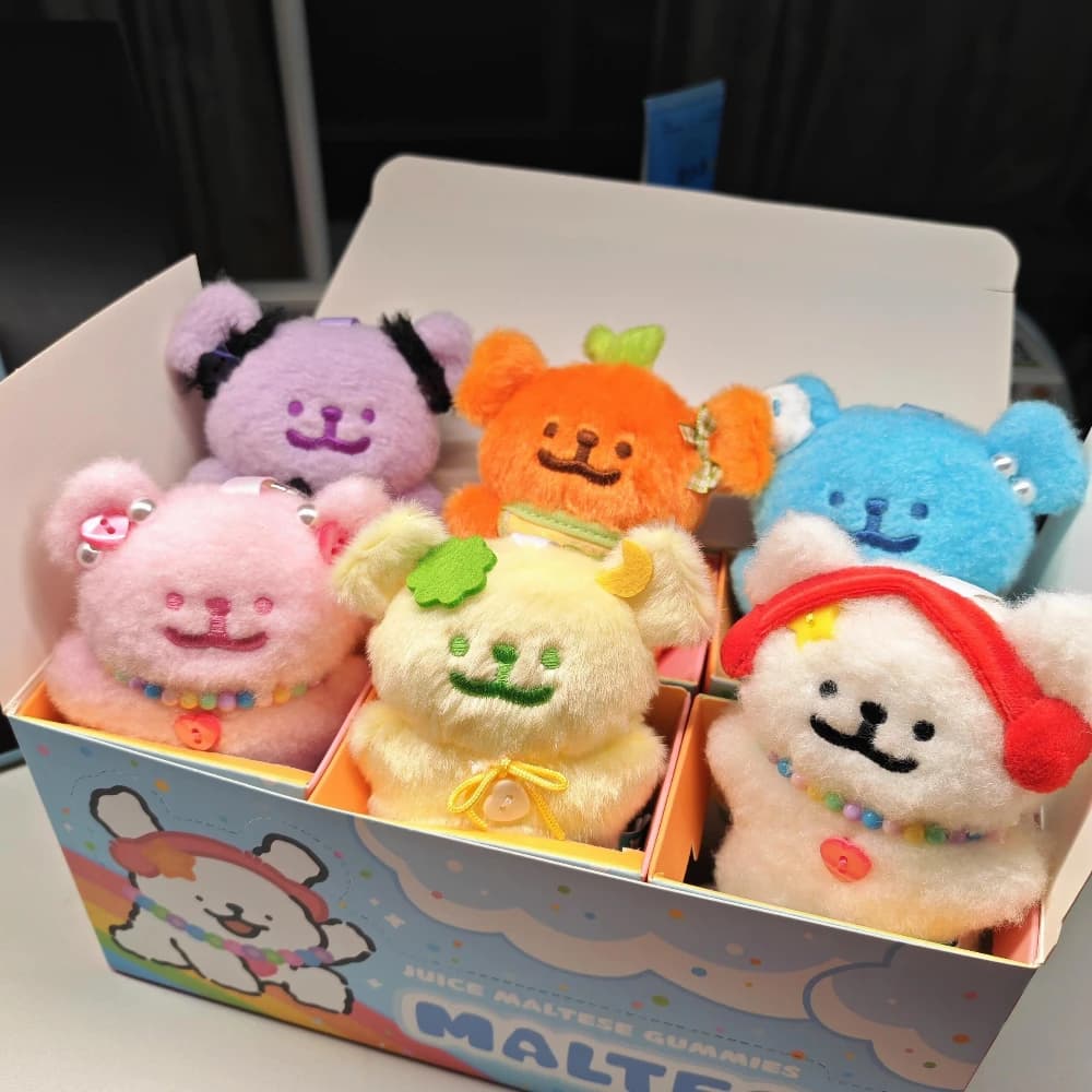 Maltese Juice Maltese Gummies Blind Box Mystery Box Action Figure Anime Doll Surprise Bag Collection Model Pendant Keychain Gift