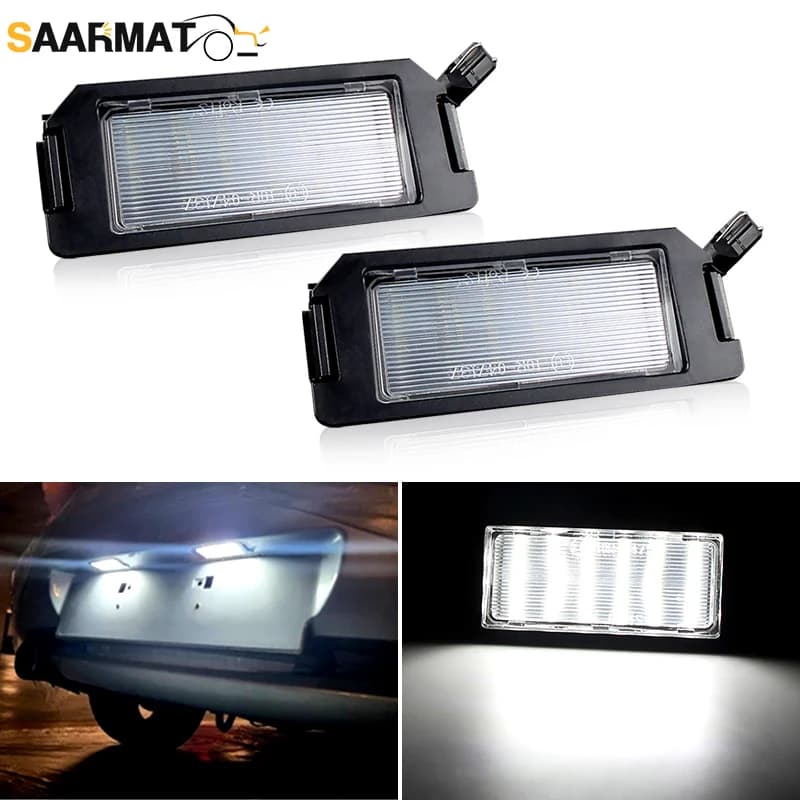 2 pz Numero LED Lampada Targa Luci Per Hyundai I10 I20 Ioniq Veloster Genesis Coupe Tiburon Kia Rio Soul Picanto NO Errore