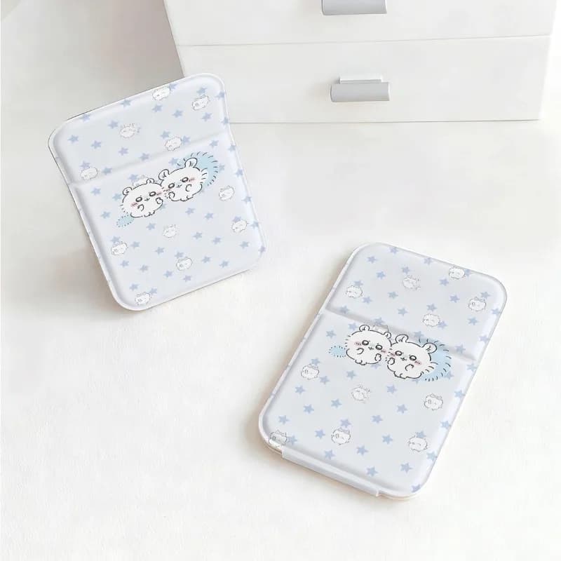 Two Shy Momonga Desktop Makeup Mirrors for Girls Portable High-definition Compact and Travel-sized Makeup Mirror for Touch-ups.