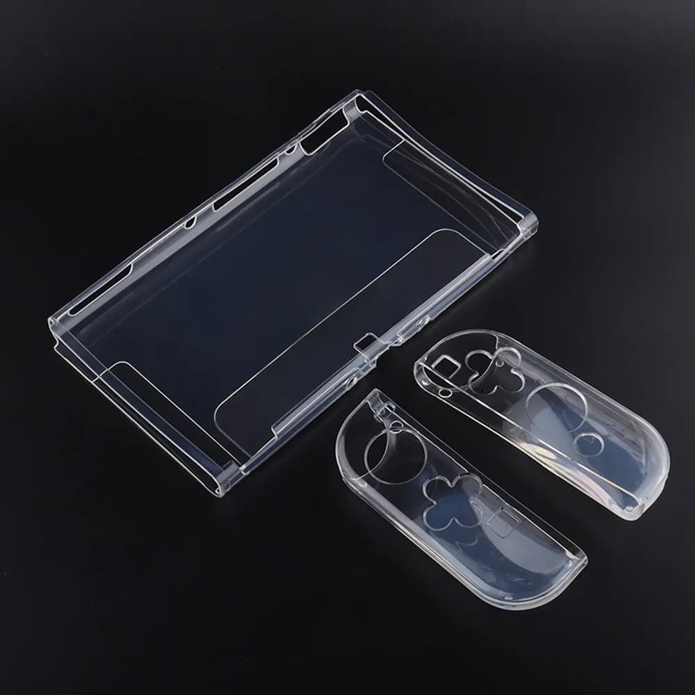 Custodia protettiva morbida in TPU trasparente per Nintendo Switch 2/NS Console di gioco Oled Joy-con Crystal Back Protezione completa