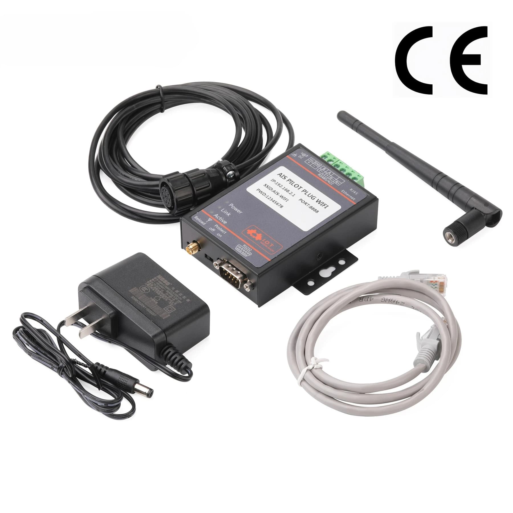 Wi-Fi electronic graphic pilot interface with ais NPC-150 driver plug for wireless adapter for marine device rs485