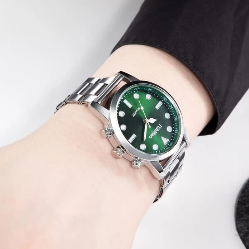 Orologio da uomo d'affari alla moda Versione coreana Tendenza della moda Orologi da polso al quarzo di lusso semplici da uomo e da donna