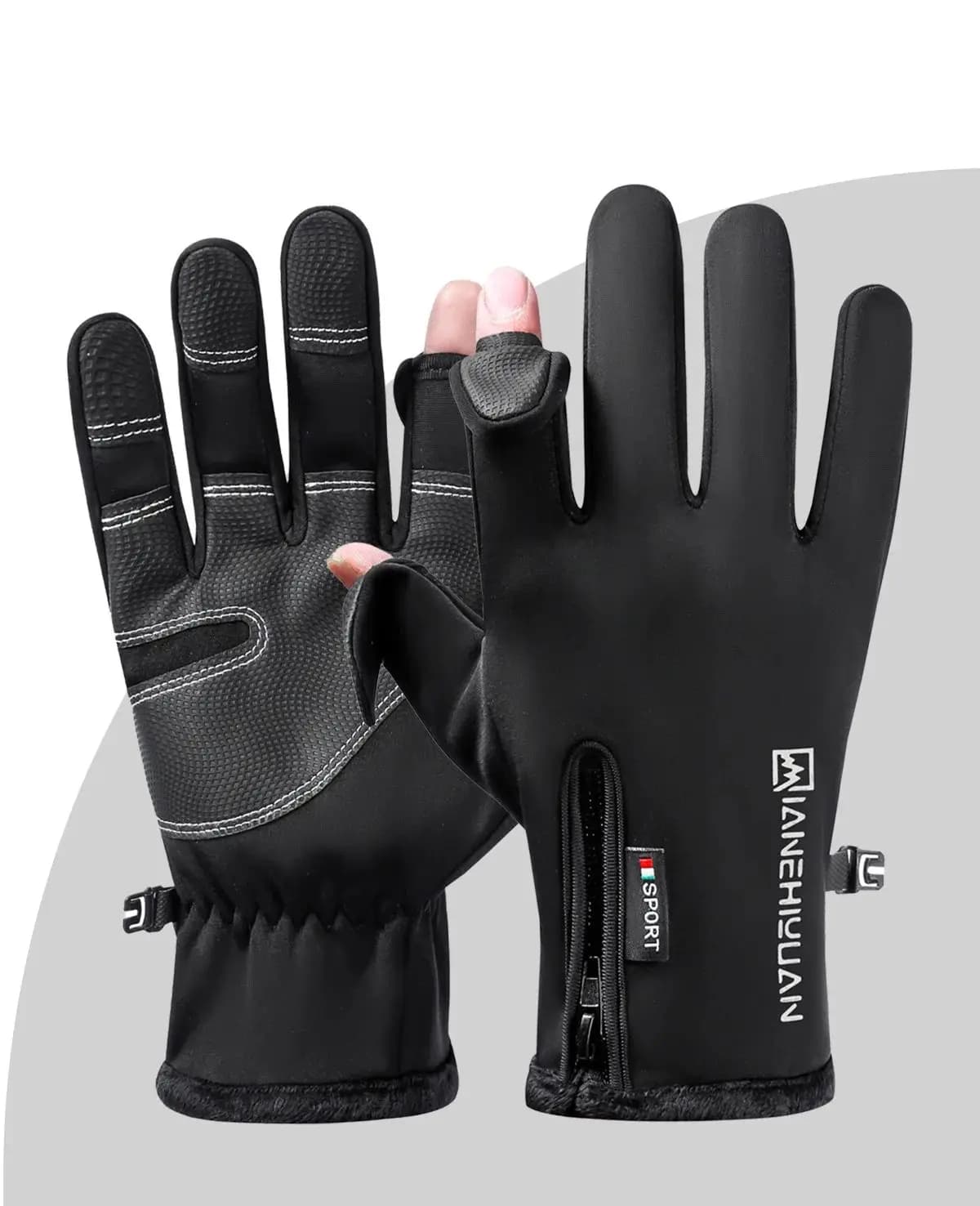Cycling Gloves Men Touch Screen Waterproof Winter Bicycle Gloves Riding Scooter Windproof Outdoor Motorcycle Ski Bike Warm Glov