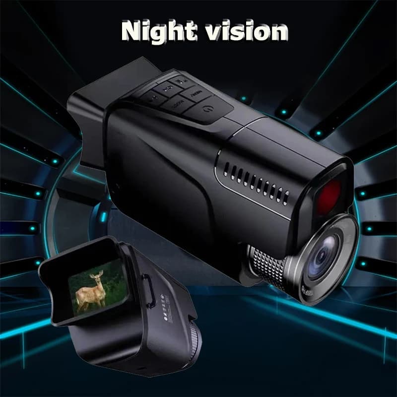 Handheld Mini 1080P HD Monocular Telescope 5X Optical 10X Digital Zoom 500M Infrared Night Vision Device for Hunting Camping