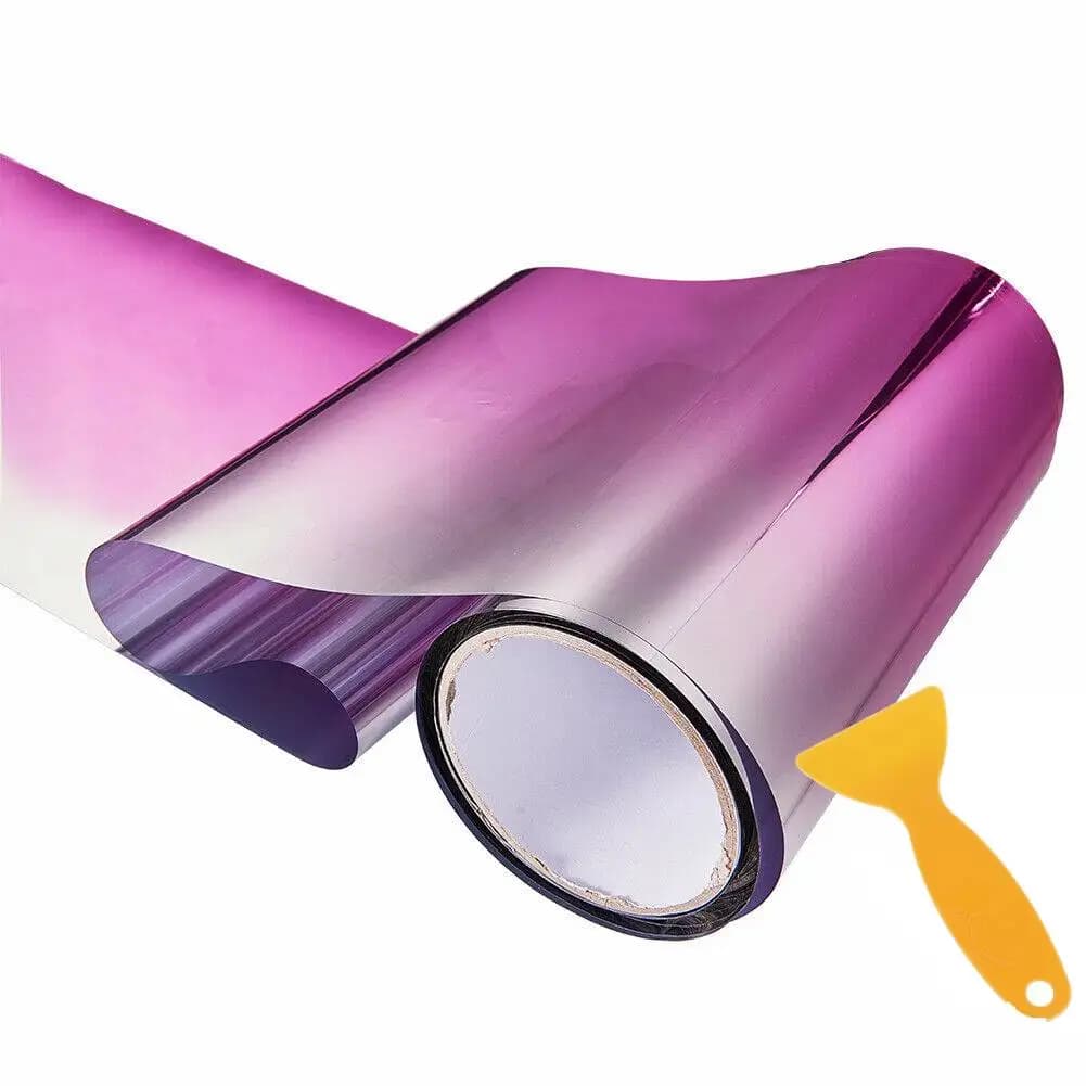 Accessori Fai-da-te per Pellicole Auto: Striscia di Ricambio Estensibile 135x20CM per Parasole, Pellicola Oscurante Anti-UV per Parabrezza Anteriore - Nuovo di Zecca