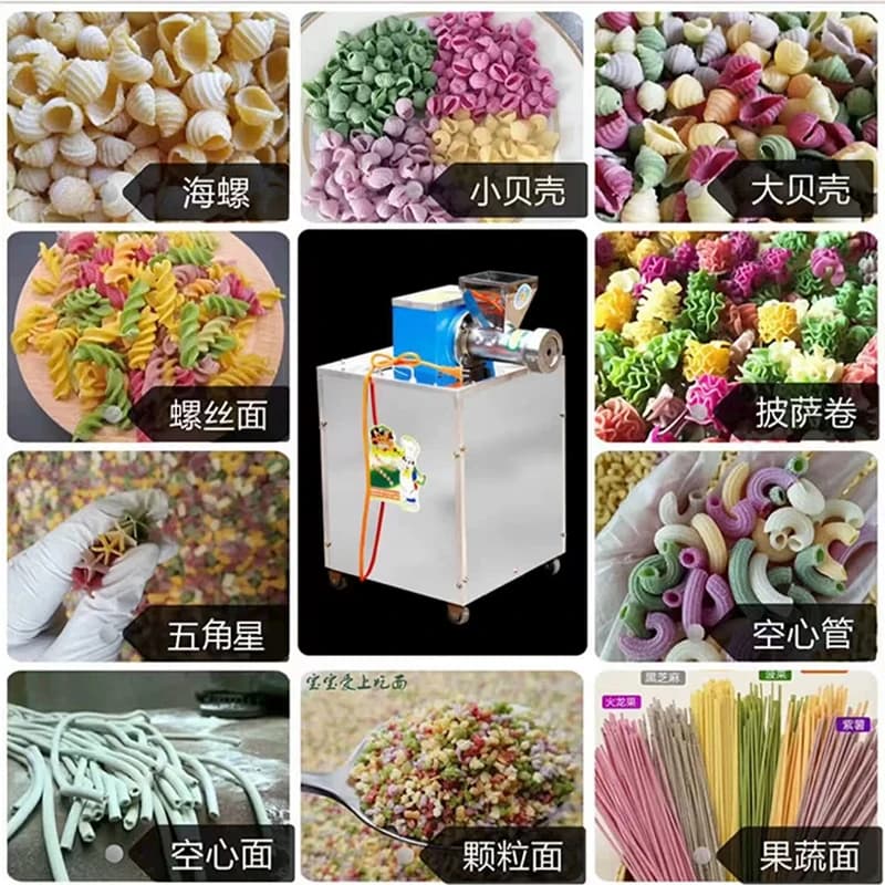 Macchine per la produzione di prodotti per cereali resistenti Macchina elettrica per pasta e noodle Macchina automatica per estrusore di pasta