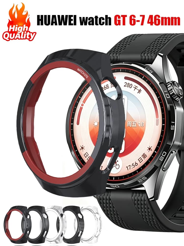Cover for HUAWEI watch GT 7 46mm GT 6 Smartwatch Protective Hard PC Bumper Hollow Anti-fall Shell HUAWEI Watch gt7 gt6 Case