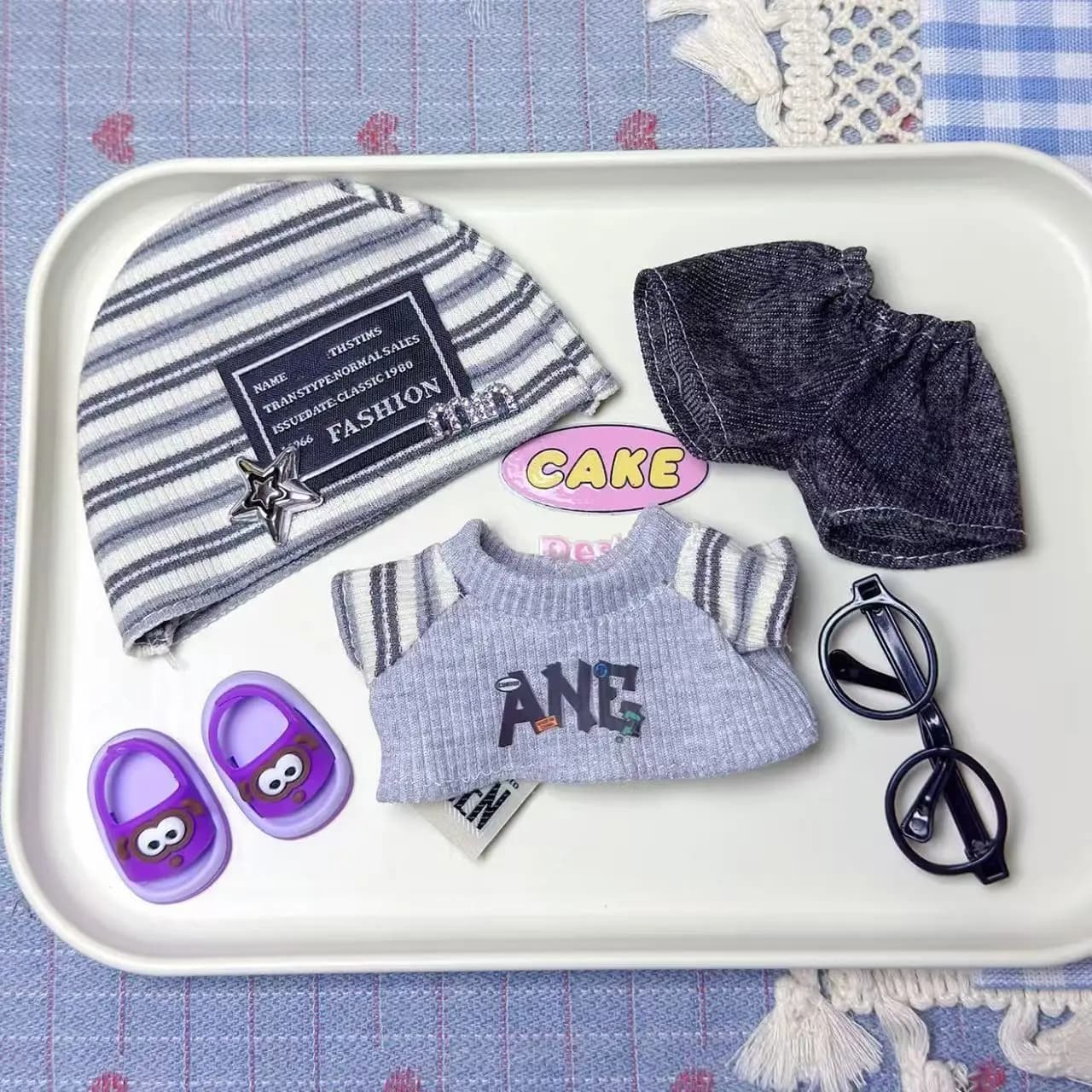 Per Labu 15-17cm, vestiti universali per bambole, super carini, completo di ricambio alla moda, ideale come regalo a sorpresa per gli amici.