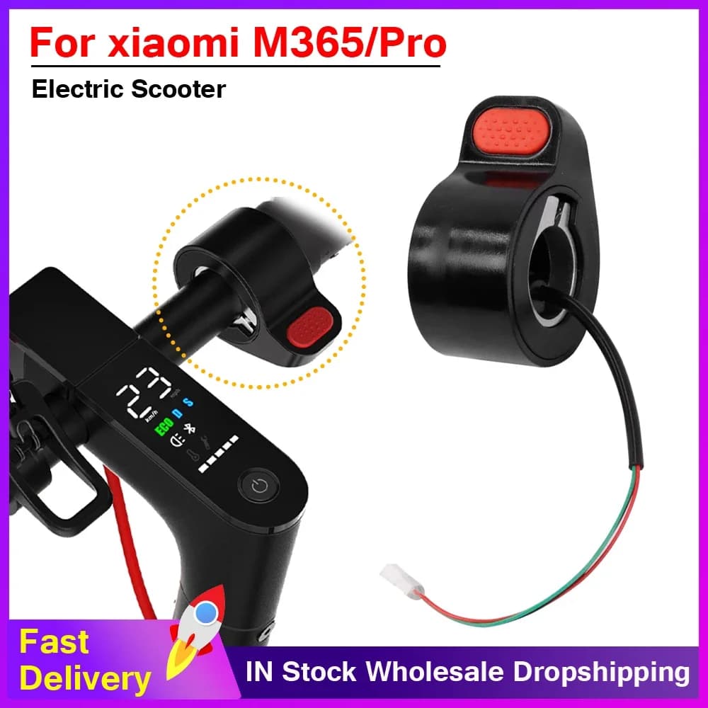 Electric Scooter Thumb Dial Accelerator Sensitive Throttle Accelerator For Xiaomi M365 Pro Pro2 Finger Throttle Booster Parts