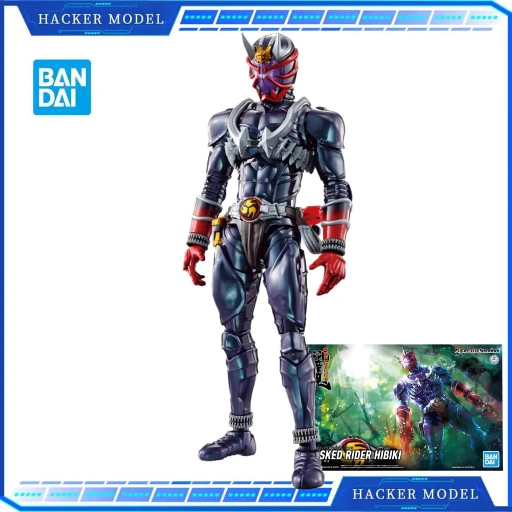 BANDAI Figure-rise Standard Kamen Rider Hibiki 15cm, Modellino da Collezione, Kit di Montaggio Action Figure Anime, Regalo di Natale