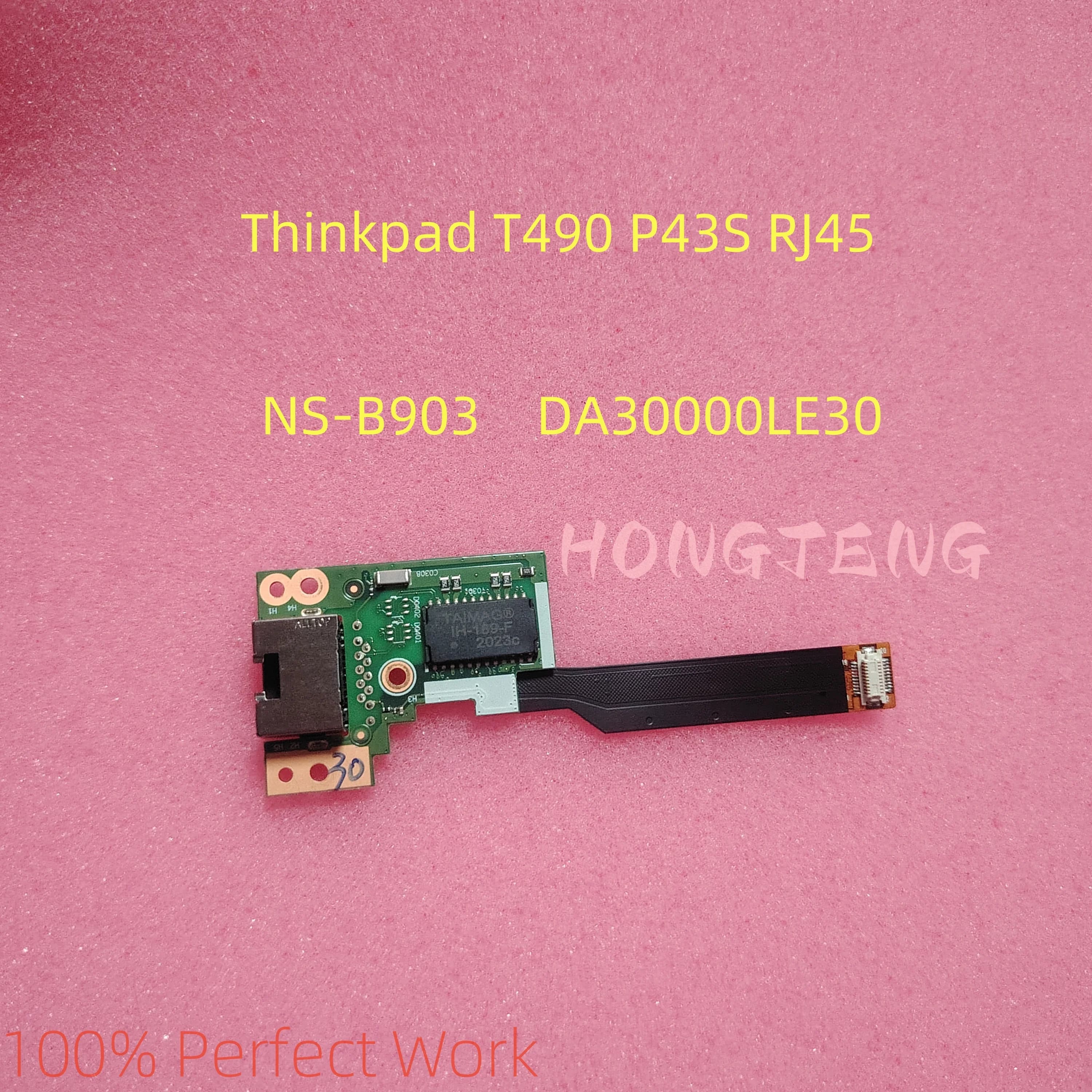 Genuine For Lenovo Thinkpad T490 P43S RJ45 Laptop Card And Cable NS-B903 DA30000LE30 DA30000LE40Factor Fast Transport
