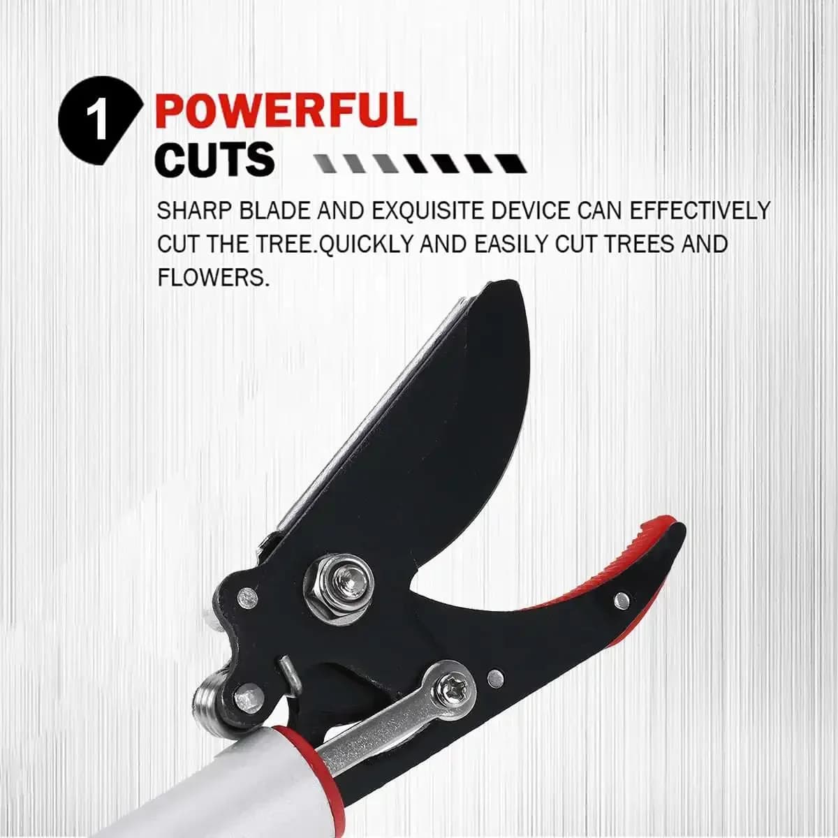 Handle harvester of fruit knives pruning handle long pruning shears for garden trees tool for pruning of tall branches for shrubs hedges garden tools