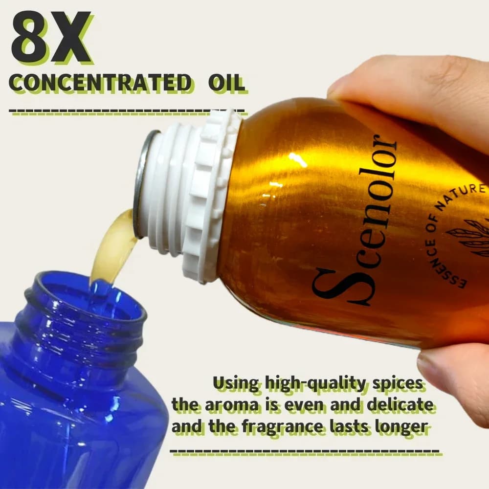 Olio essenziale naturale per la casa 100ml Estratto vegetale puro Profumo per hotel Deodorante per ambienti per diffusore di aromi 2025 Nuovi prodotti