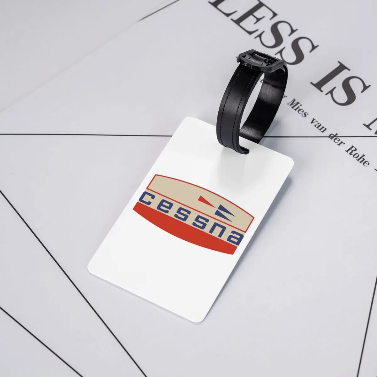 Etichette per Bagagli Cessna Aviation, Accessori per Valigie, Targhette Identificative per Bagagli da Viaggio con Spazio per Nome e Indirizzo