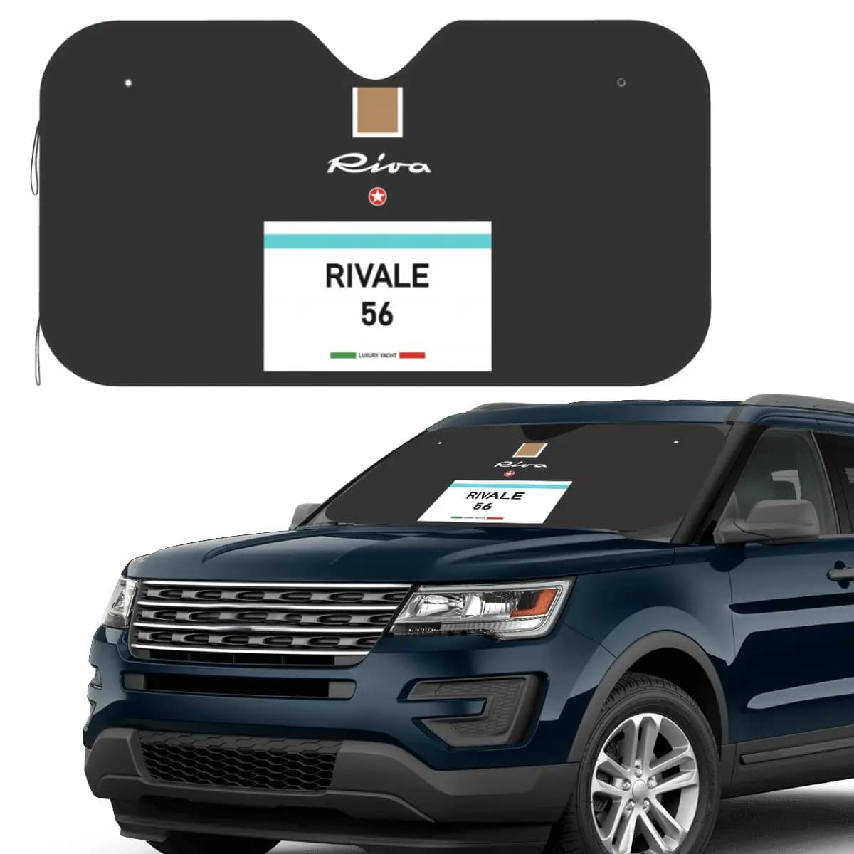 Rivale Riva Aquarama Italia Riviera francese Monaco Parabrezza parasole vintage Parabrezza anteriore per auto Finestra Visiera parasole Coperture
