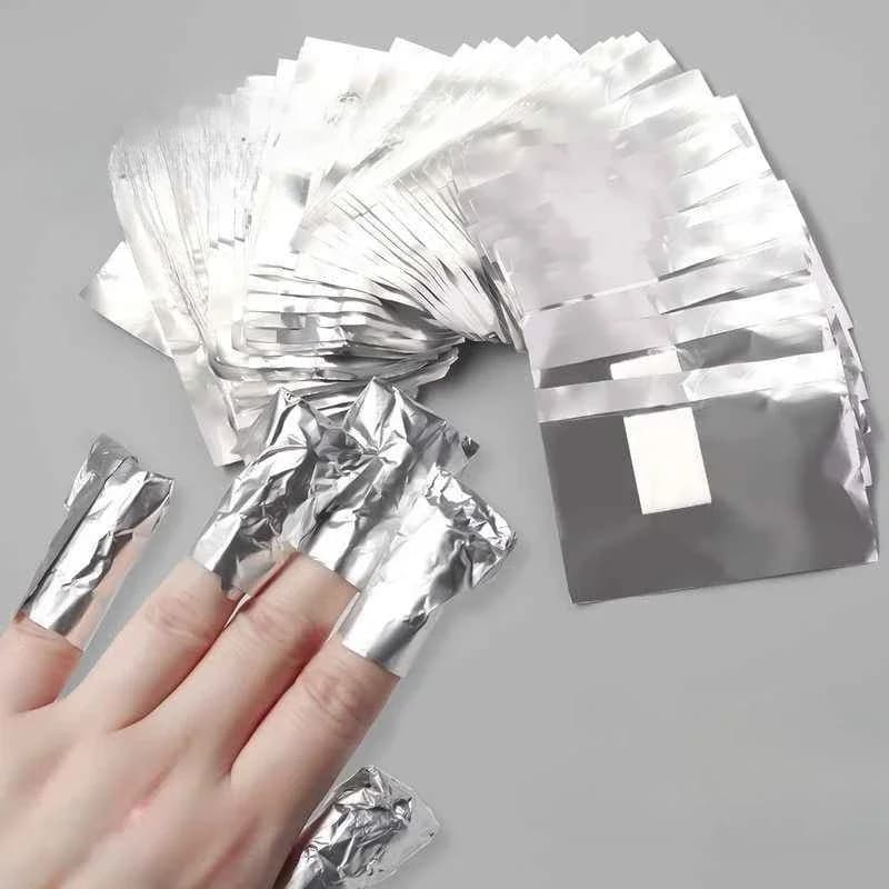 100 pcs Removing Nail Polish for Soak Off Soak Off Acrylic Gel Nail Polish Professional cleaning with cotton pad Tools for manicure