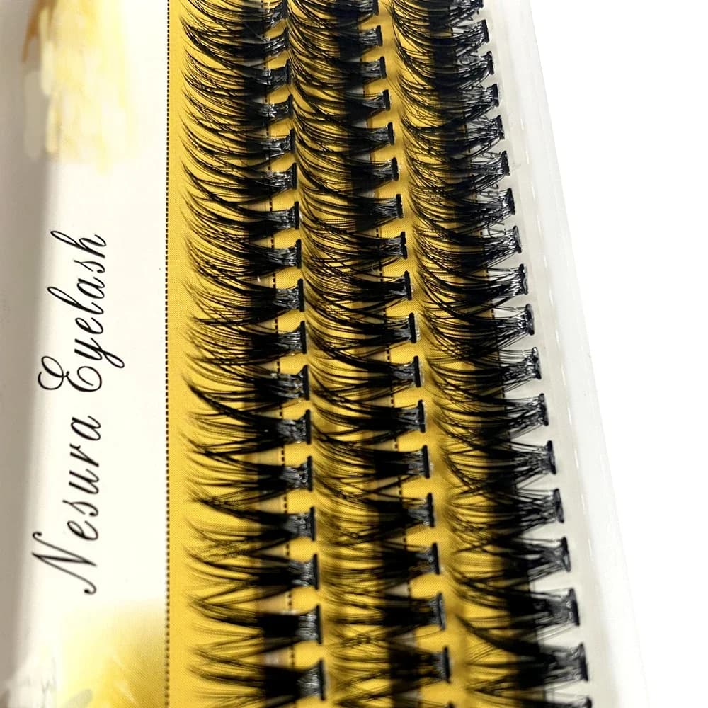 Personalization Customer VIP 40D 60D 80D Facial Eyelash 60 Packs Extension Natural Eyelashes 3D Russia Individual Eyelashes Cluster