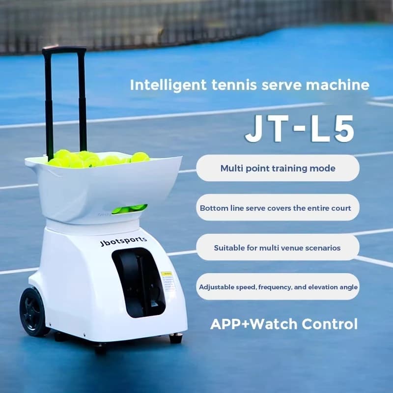 Hot Sales Tennis Automatic Ball Machine Launcher Equipment Feeder Robot for Training Practice with APP Remote Control